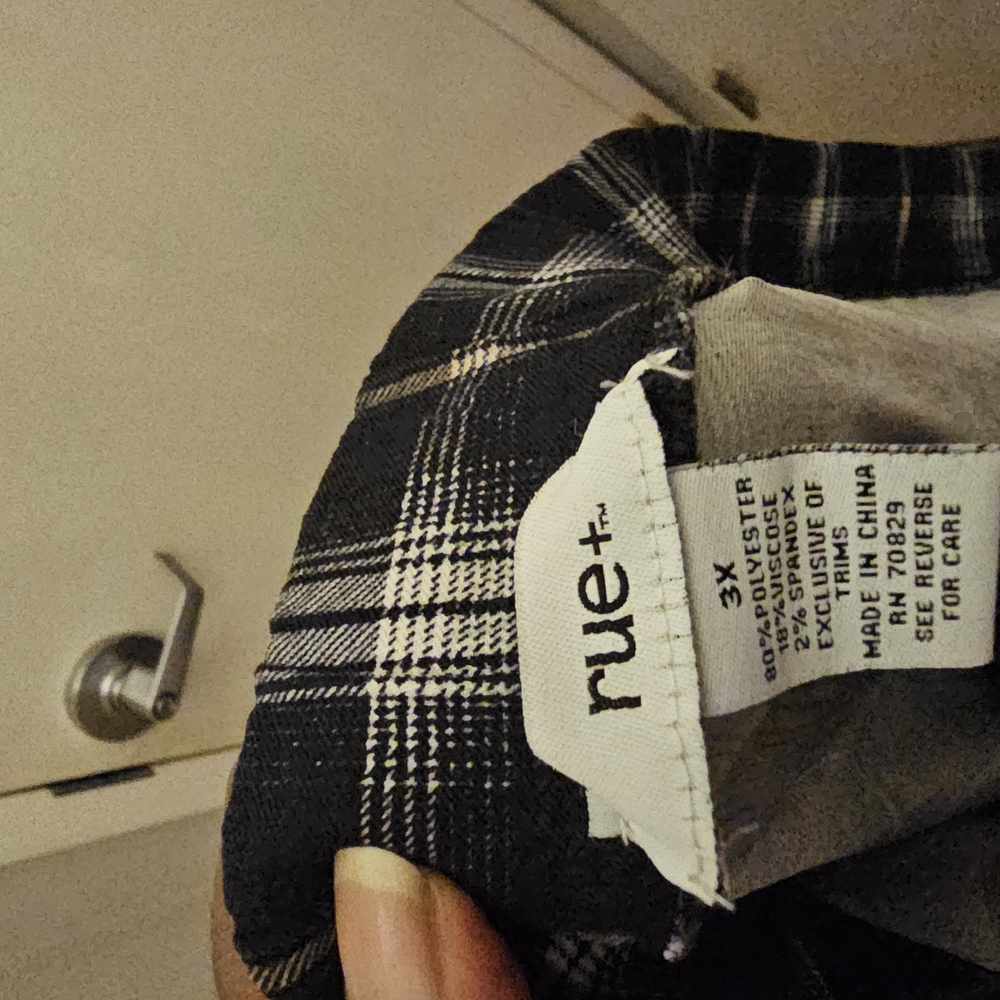 Rue Plus Plaid Blazer